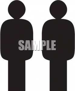 2 people clipart