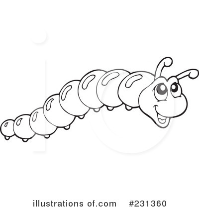 black and white caterpillar | Clipart Panda - Free Clipart Images