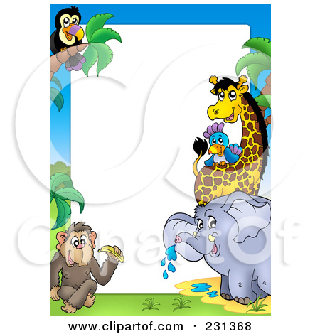 Border Of African Animals | Clipart Panda - Free Clipart Images