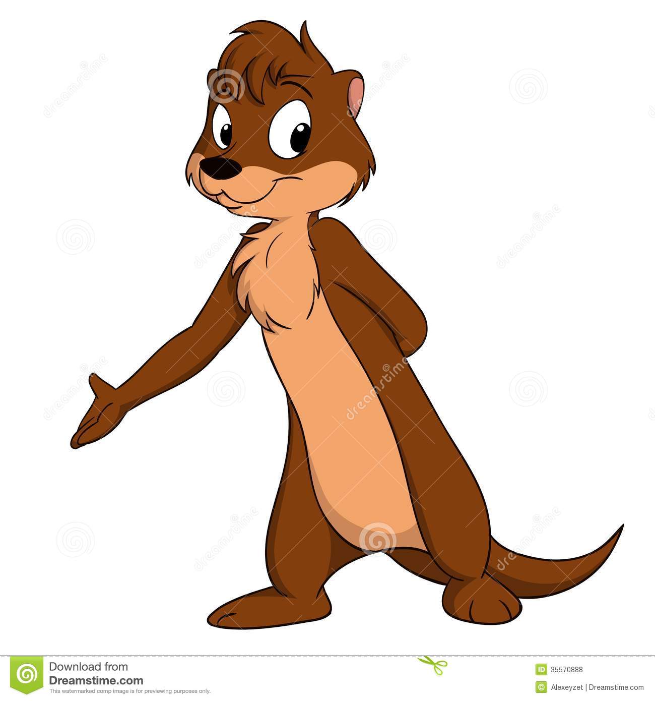 cute otter clipart