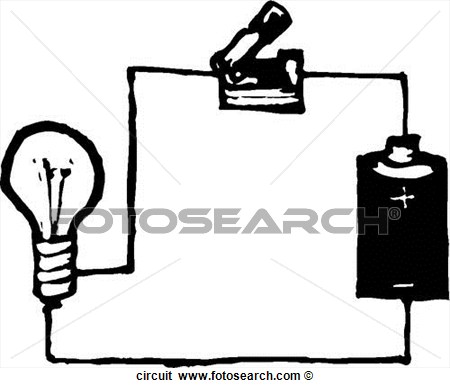 clipart electric circuit