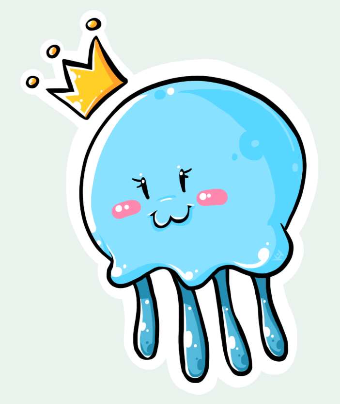 cute jellyfish clipart - photo #12