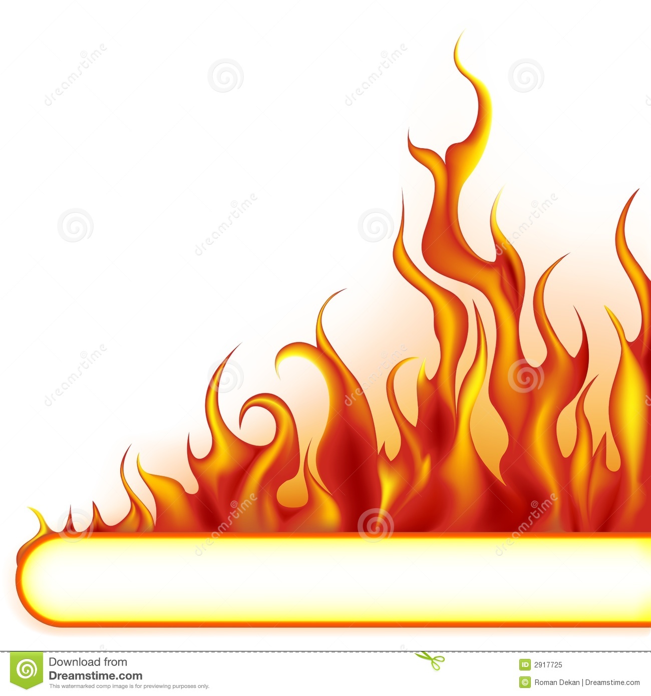 Fire Border On White | Clipart Panda - Free Clipart Images, image size:1300x1390