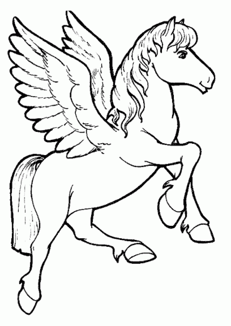 Flying Unicorn Coloring Pages   Clipart Panda   Free Clipart Images