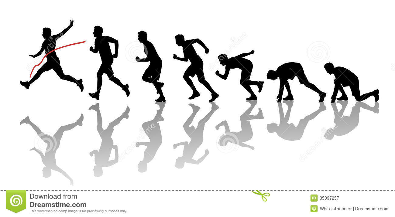 start line clipart