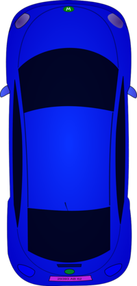 Modern Car Top View Vector | Clipart Panda - Free Clipart Images
