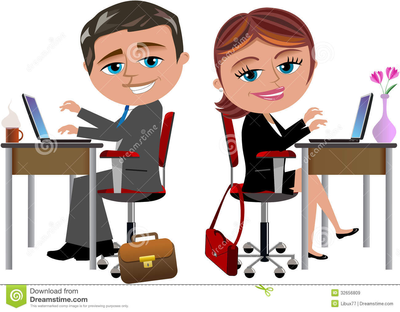 office work clipart