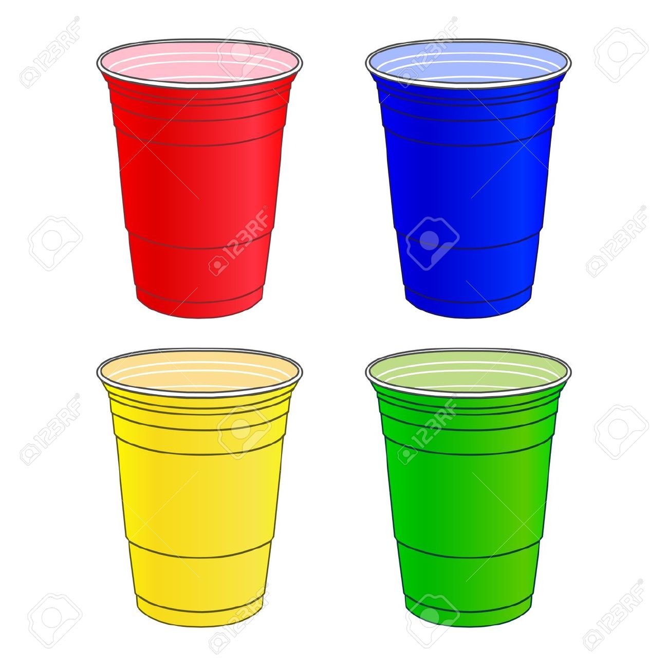 clipart   plastic cup