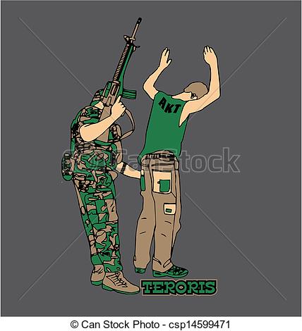 terrorist clipart