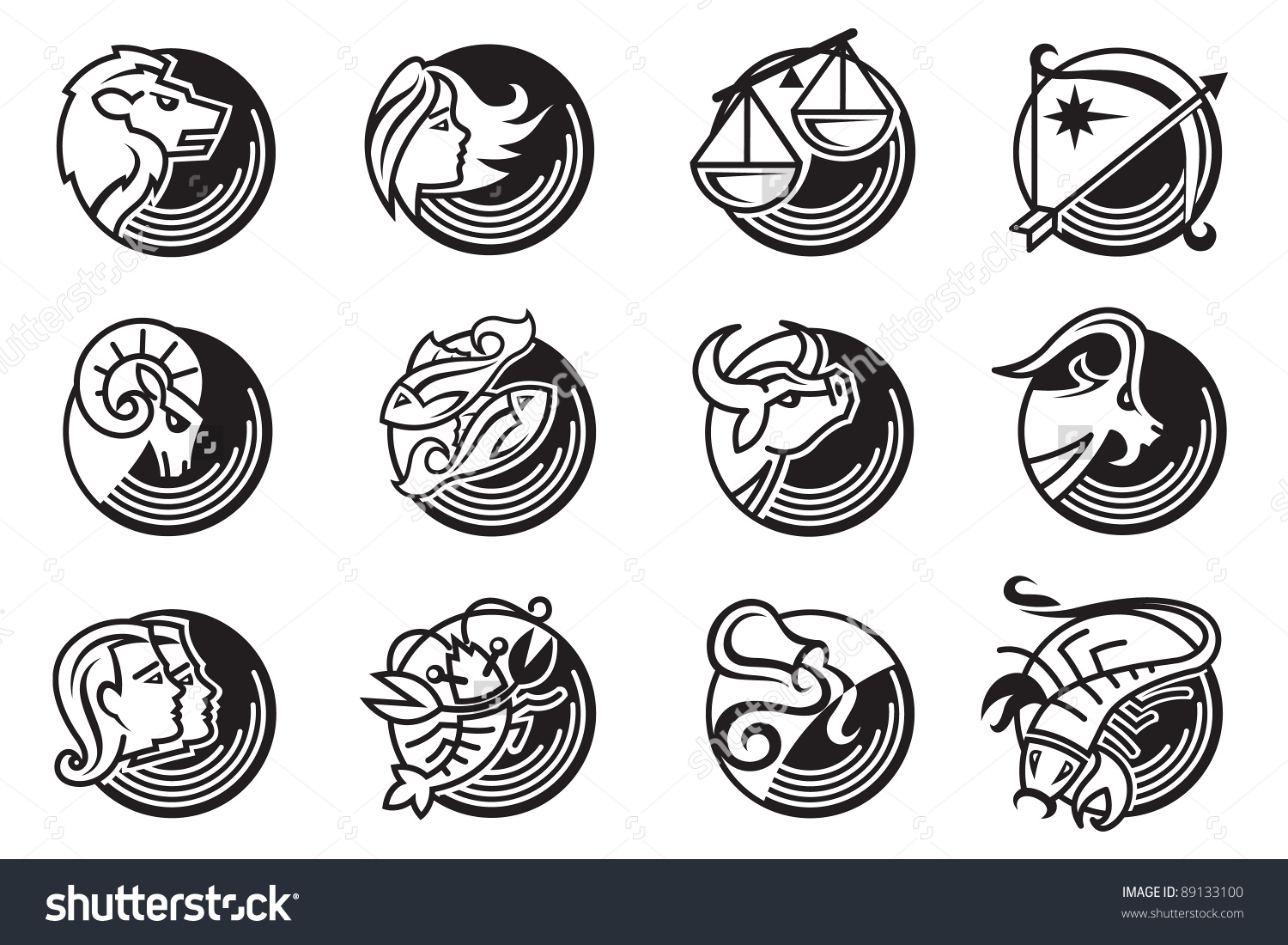 star sign clipart images